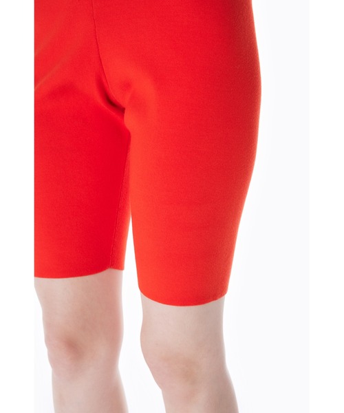 ENFOLD（エンフォルド）の「サイクルショートパンツ（その他パンツ・レディース・ブラック/オレンジ・38/36）」の5枚目の写真