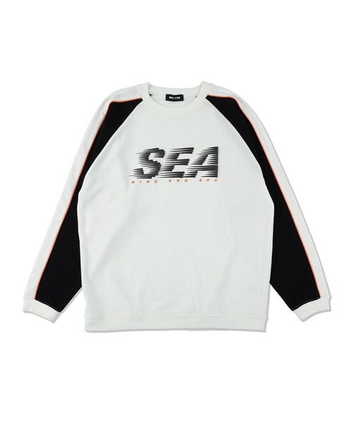 WIND AND SEA（ウィンダンシー）の「Motion Logo L/S Waffle Tee（Tシャツ/カットソー・メンズ・ネイビー/ホワイト・MEDIUM/LARGE/X-LARGE）」の10枚目の写真