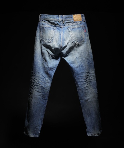 TMT（ティーエムティー）の「【HQ DENIM】 5P TAPERED(vintage processing.)（デニムパンツ・メンズ・インディゴブルー・MEDIUM/SMALL/LARGE/X-LARGE）」の2枚目の写真