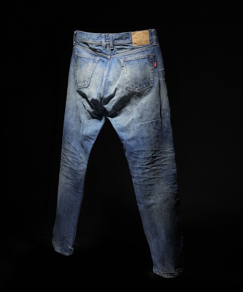TMT（ティーエムティー）の「【HQ DENIM】 5P TAPERED(vintage processing.)（デニムパンツ・メンズ・インディゴブルー・MEDIUM/SMALL/LARGE/X-LARGE）」の3枚目の写真