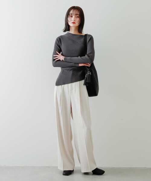 SENSE OF PLACE by URBAN RESEARCH(センスオブプレイスバイアーバンリサーチ)の「アウトポケットビッグショルダーバッグ(ショルダーバッグ・レディース・ブラック/ブラウン/アイボリー・ONE)」の12枚目の写真