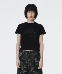 A'GEM/9 × .kom 『AMESWORLDWIDE/アメスワールドワイド』 AMES APPLIQUE TEE/アメスアップリケTEE