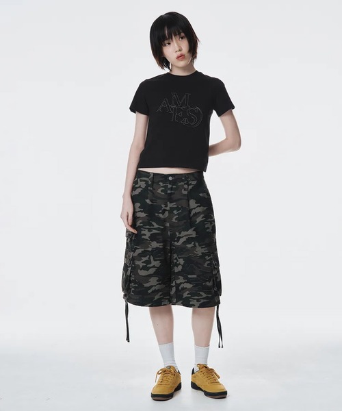 tシャツ A'GEM/9 × .kom 「AMESWORLDWIDE/アメスワールドワイド」 AMES APPLIQUE TEE/アメスアップリケTE A'GEM/9 × .kom 『AMESWORLDWIDE/アメスワールドワイド』 AMES