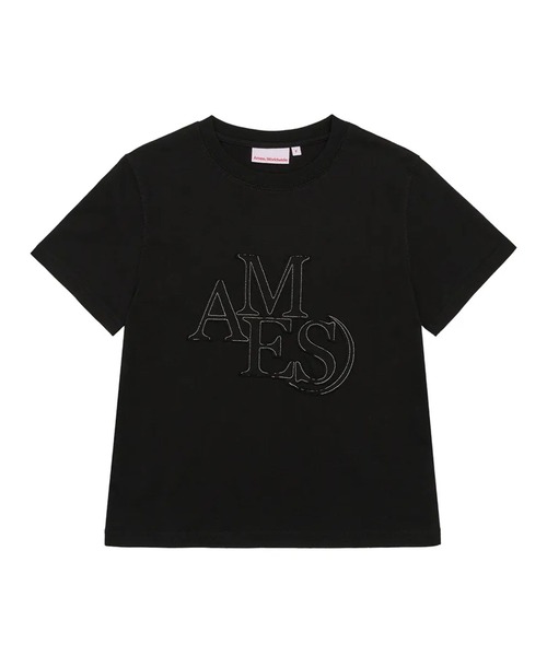 tシャツ A'GEM/9 × .kom 「AMESWORLDWIDE/アメスワールドワイド」 AMES APPLIQUE TEE/アメスアップリケTE A'GEM/9 × .kom 『AMESWORLDWIDE/アメスワールドワイド』 AMES