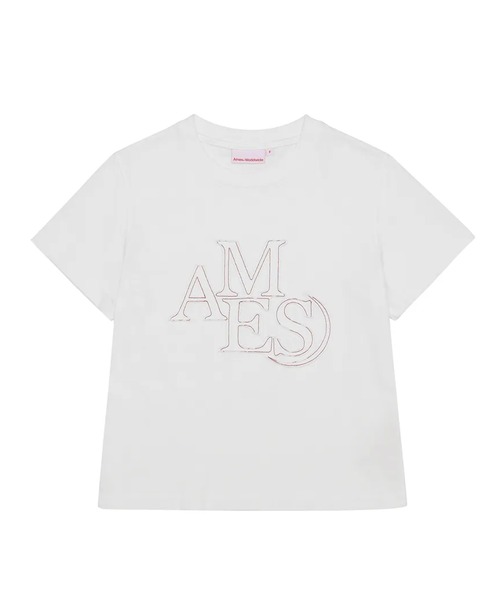 tシャツ A'GEM/9 × .kom 「AMESWORLDWIDE/アメスワールドワイド」 AMES APPLIQUE TEE/アメスアップリケTE A'GEM/9 × .kom 『AMESWORLDWIDE/アメスワールドワイド』 AMES