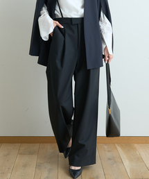 Rouge vif | 【セットアップ対応】サスペンダーパンツ(スラックス)