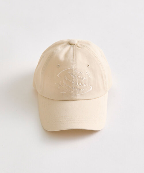 OLIVE des OLIVE（オリーブデオリーブ）の「ツイル刺繍入りキャップ（その他小物・レディース・ブラック/アイボリー・FREE）」の14枚目の写真