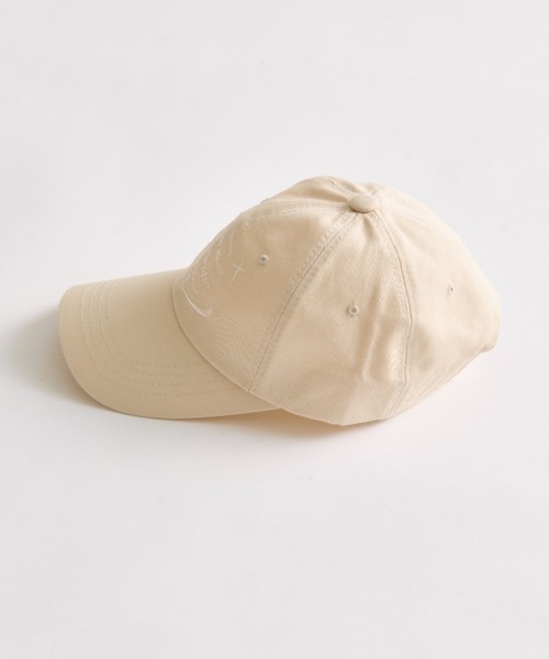 OLIVE des OLIVE（オリーブデオリーブ）の「ツイル刺繍入りキャップ（その他小物・レディース・ブラック/アイボリー・FREE）」の5枚目の写真