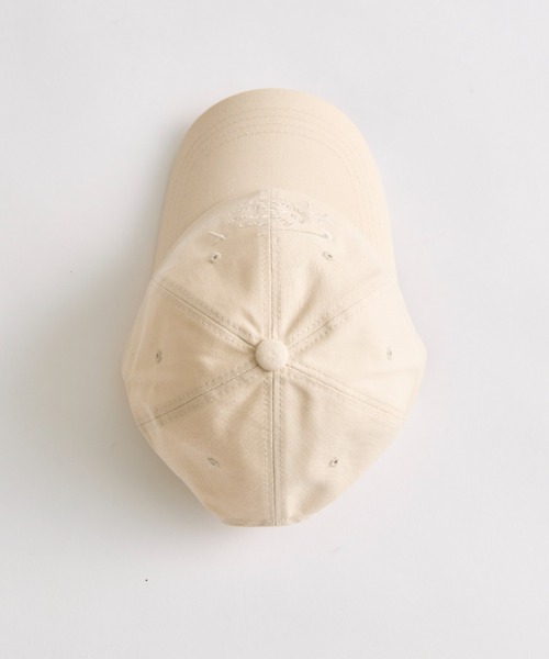 OLIVE des OLIVE（オリーブデオリーブ）の「ツイル刺繍入りキャップ（その他小物・レディース・ブラック/アイボリー・FREE）」の7枚目の写真