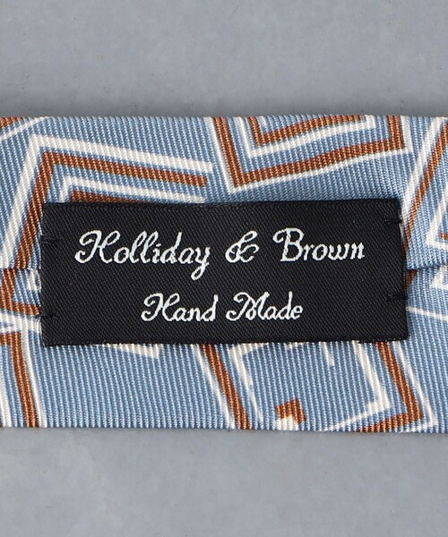 ＜HOLLIDAY＆BROWN＞ スクエア プリント ネクタイ