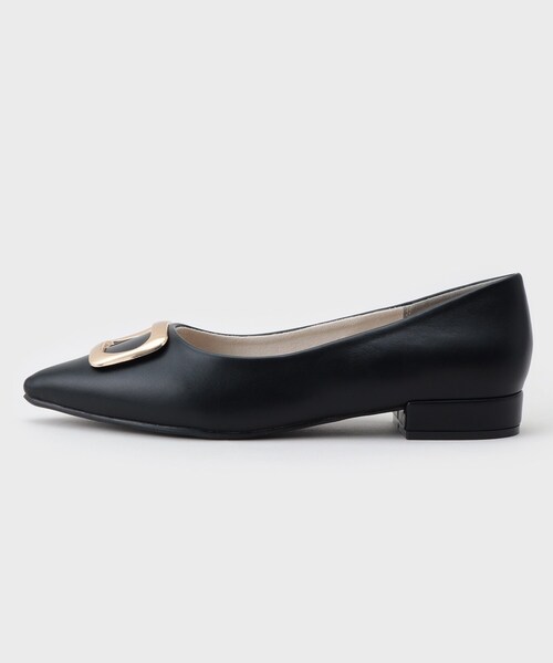 THE SHOP TK (ザ ショップ ティーケー )の「メタルバックルパンプス(パンプス・レディース・ブラック/ナチュラル・30/35/45)」の4枚目の写真