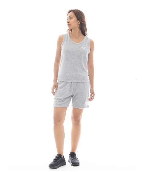 BILLABONG（ビラボン）の「BILLABONG レディース 【CHILLWEAR】 PILE WALK SHORTS セットアップボトムス 【2025年春夏モデル】/ビラボンセットアップ対応ウォークショーツ（その他パンツ・レディース・グレー/ホワイト/ネイビー・MEDIUM）」の13枚目の写真