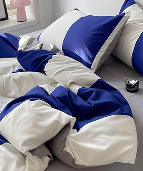 somni / ソニ 】 寝具3点セット ドット ストライプ シングル