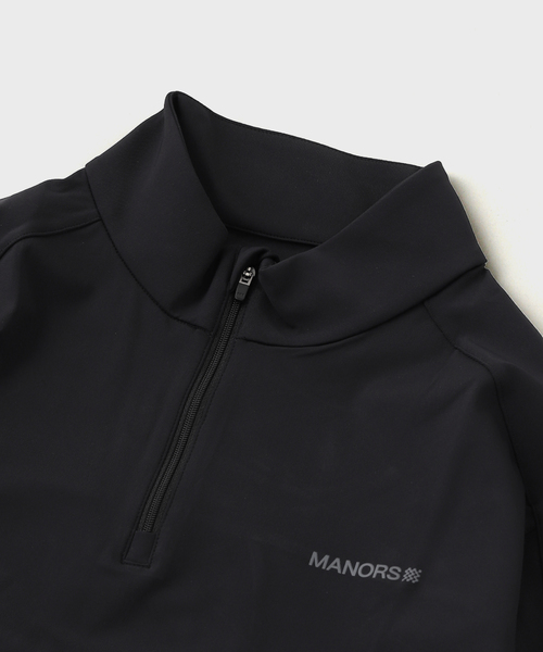 EDIFICE(エディフィス)の「Manors Golf (マナーズ ゴルフ) Quarter Zip Tech Mid-Layer M-24SS-FRONTIER-QZ-B(その他トップス・メンズ・ブラック・MEDIUM/LARGE)」の3枚目の写真