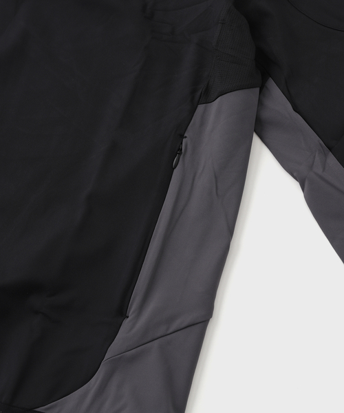 EDIFICE(エディフィス)の「Manors Golf (マナーズ ゴルフ) Quarter Zip Tech Mid-Layer M-24SS-FRONTIER-QZ-B(その他トップス・メンズ・ブラック・MEDIUM/LARGE)」の5枚目の写真