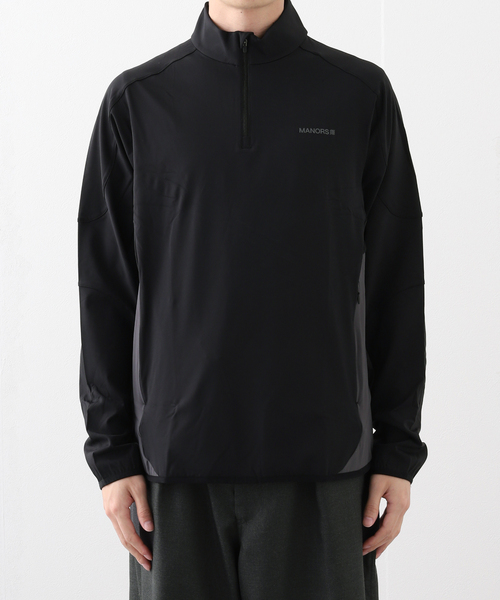 EDIFICE(エディフィス)の「Manors Golf (マナーズ ゴルフ) Quarter Zip Tech Mid-Layer M-24SS-FRONTIER-QZ-B(その他トップス・メンズ・ブラック・MEDIUM/LARGE)」の7枚目の写真