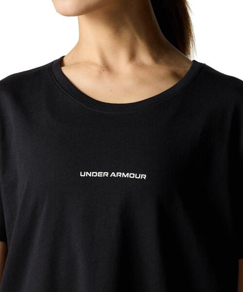 UNDER ARMOUR（アンダーアーマー）の「UAライブ ロングライン Tシャツ（トレーニング/レディース）（Tシャツ/カットソー・レディース・ブラック・XL/L/M/S）」の4枚目の写真