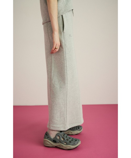 HeRIN.CYE（ヘリンドットサイ）の「Switching skirt　　スイッチングスカート（スカート・レディース・ホワイト/ネイビー/チャコールグレー・FREE）」の5枚目の写真