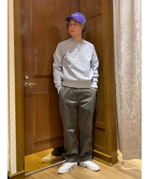 BROOKS BROTHERS（ブルックスブラザーズ）の「コットンフレンチテリー GFロゴラベル スウェットシャツ（スウェット・メンズ・グレー/ネイビー/オートミール・MEDIUM/X-LARGE/SMALL/LARGE）」の10枚目の写真