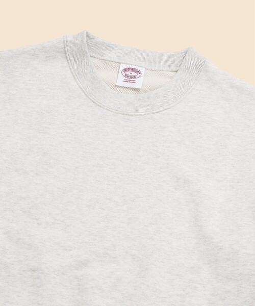 BROOKS BROTHERS（ブルックスブラザーズ）の「コットンフレンチテリー GFロゴラベル スウェットシャツ（スウェット・メンズ・グレー/ネイビー/オートミール・MEDIUM/X-LARGE/SMALL/LARGE）」の12枚目の写真