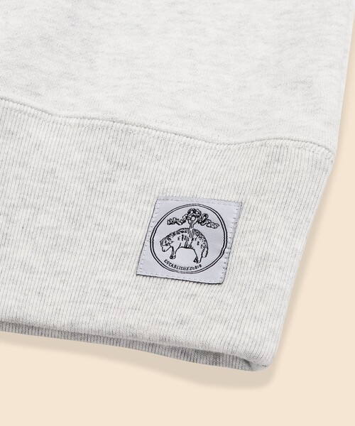 BROOKS BROTHERS（ブルックスブラザーズ）の「コットンフレンチテリー GFロゴラベル スウェットシャツ（スウェット・メンズ・グレー/ネイビー/オートミール・MEDIUM/X-LARGE/SMALL/LARGE）」の13枚目の写真