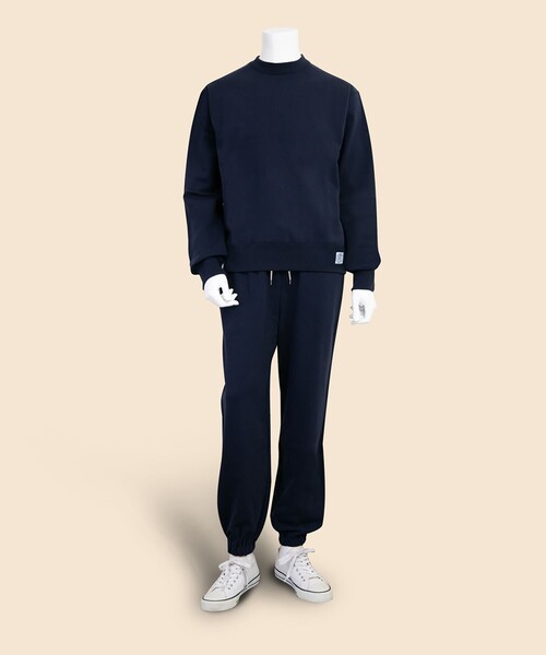 BROOKS BROTHERS（ブルックスブラザーズ）の「コットンフレンチテリー GFロゴラベル スウェットシャツ（スウェット・メンズ・グレー/ネイビー/オートミール・MEDIUM/X-LARGE/SMALL/LARGE）」の6枚目の写真