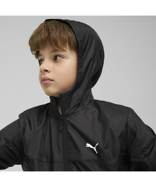 PUMA（プーマ）の「PUMA プーマ キッズ ESS レギュラー ウィンドブレイカー 120-160cm（ブルゾン・キッズ・グリーン系その他/ブラック・130/140/120/150/160）」の6枚目の写真