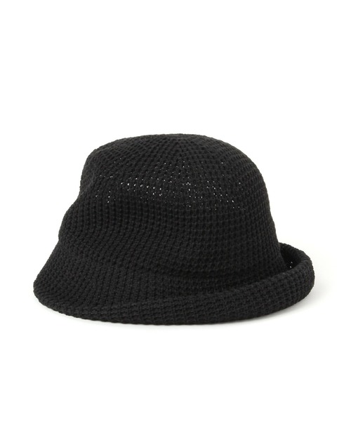 FOUND GOOD（ファウンドグッド）の「ワッフルブルトン2（キャップ・レディース・ネイビー/ブラック/アイボリー/グレー系2・FREE）」の16枚目の写真