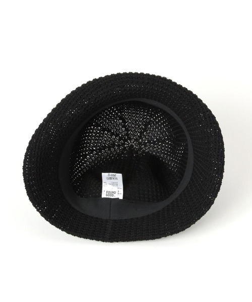 FOUND GOOD（ファウンドグッド）の「ワッフルブルトン2（キャップ・レディース・ネイビー/ブラック/アイボリー/グレー系2・FREE）」の18枚目の写真