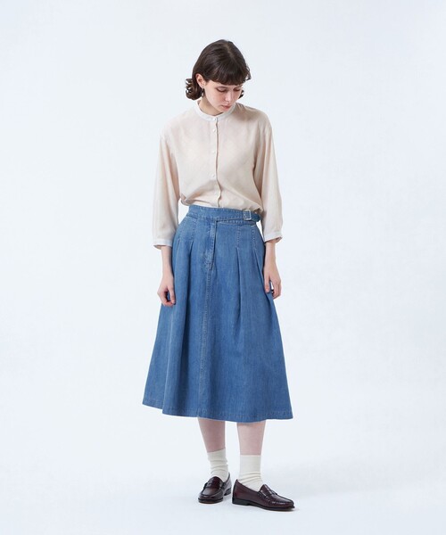 MACKINTOSH PHILOSOPHY(マッキントッシュ フィロソフィー)の「レタリングジオメトリープリントブラウス(シャツ/ブラウス・レディース・ホワイト系その他/ブラック・36/38/34)」の3枚目の写真