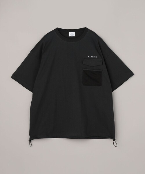 coen(コーエン)の「ドロストメッシュポケットTシャツ(Tシャツ/カットソー・メンズ・ダークグレー/オリーブ/オフホワイト・L/M/XL)」の2枚目の写真