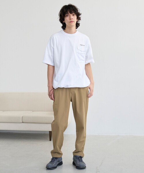 coen(コーエン)の「ドロストメッシュポケットTシャツ(Tシャツ/カットソー・メンズ・ダークグレー/オリーブ/オフホワイト・L/M/XL)」の5枚目の写真