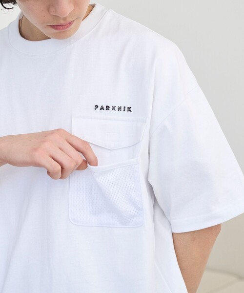 coen(コーエン)の「ドロストメッシュポケットTシャツ(Tシャツ/カットソー・メンズ・ダークグレー/オリーブ/オフホワイト・L/M/XL)」の10枚目の写真