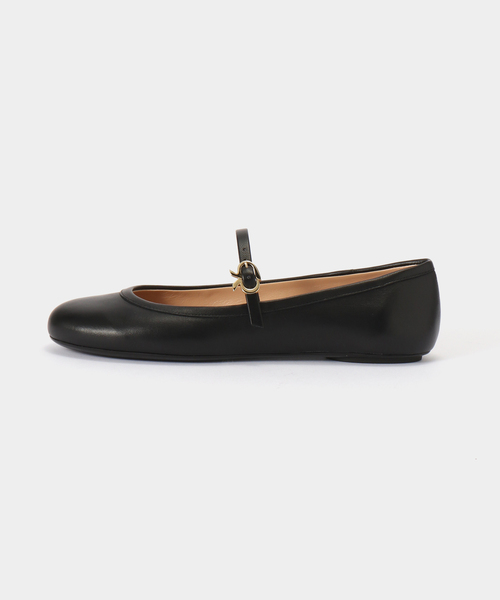 Gianvito Rossi(ジャンヴィトロッシ)の「Gianvito Rossi ジャンヴィト ロッシ CARLA NAPPA G22223-05GOMNAP(バレエシューズ・レディース・ブラック・36/37/38/39)」の7枚目の写真