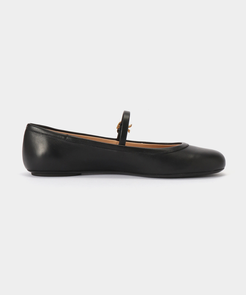 Gianvito Rossi(ジャンヴィトロッシ)の「Gianvito Rossi ジャンヴィト ロッシ CARLA NAPPA G22223-05GOMNAP(バレエシューズ・レディース・ブラック・36/37/38/39)」の9枚目の写真