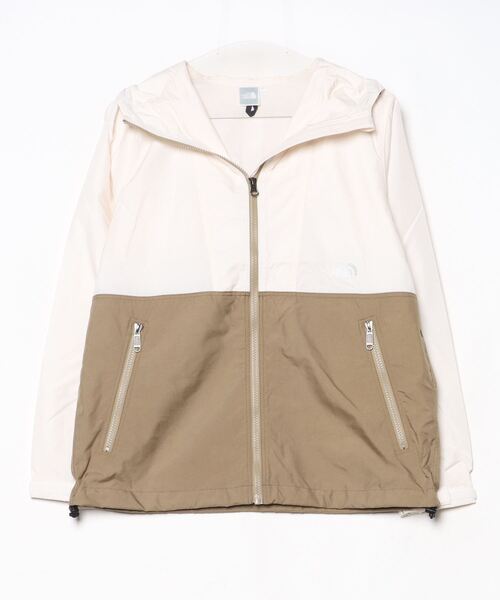 THE NORTH FACE(ザノースフェイス)の「ザ ノース フェイス THE NORTH FACE Compact Jacket コンパクトジャケット(ナイロンジャケット・レディース・ブラック/オフホワイト・M/L/XL)」の2枚目の写真