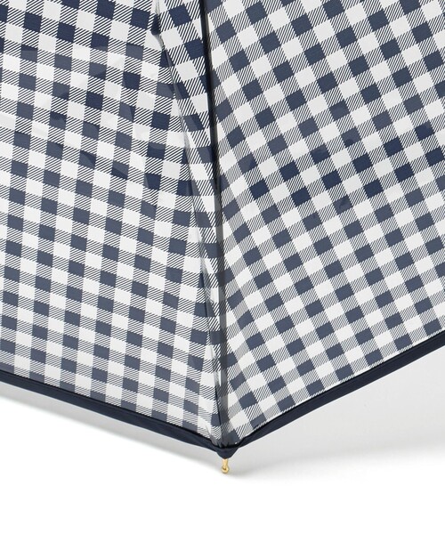 green label relaxing（グリーンレーベルリラクシング）の「チェック ビニール アンブレラ / 雨傘 / レイン（長傘・レディース・ダークグリーン/レッド・FREE）」の4枚目の写真