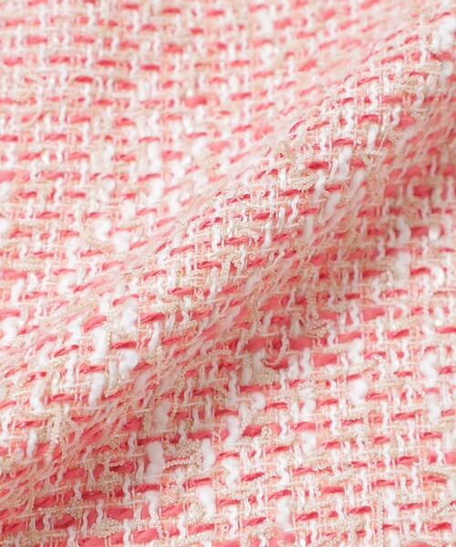 EPOCA（エポカ）の「ライトファンシーツィード ノーカラージャケット（ノーカラージャケット・レディース・ピンク/ブルー・40）」の13枚目の写真