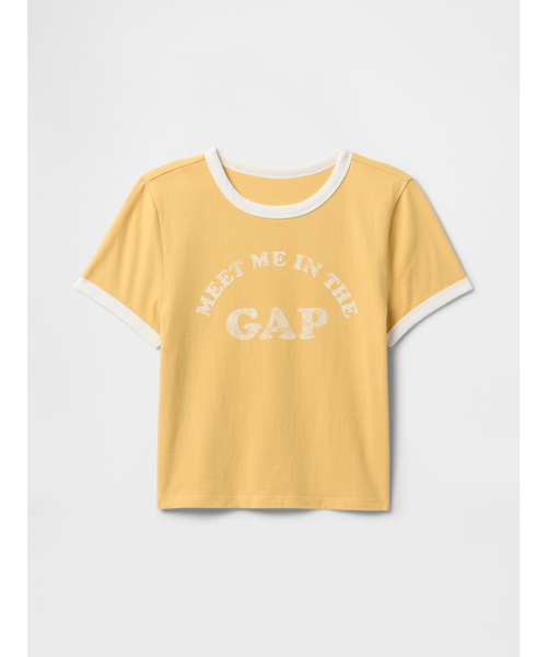 セール】コットンジャージー GAPロゴ チビTシャツ（Tシャツ