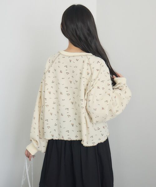 RETRO GIRL(レトロガール)の「サーマル柄カットソー(Tシャツ/カットソー・レディース・ナチュラル/ライトグレー・FREE)」の11枚目の写真