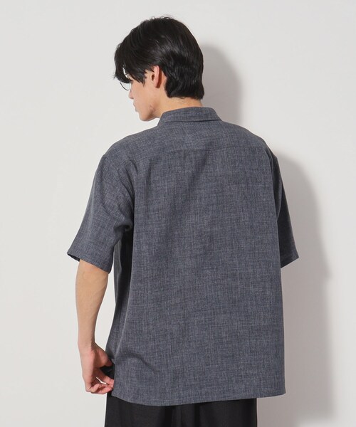 THE SHOP TK （ザ ショップ ティーケー ）の「リネンライク半袖シャツ セットアップ可（シャツ/ブラウス・メンズ・ベージュ/チャコールグレー/ネイビー/ブルー系その他・03/02/04）」の20枚目の写真