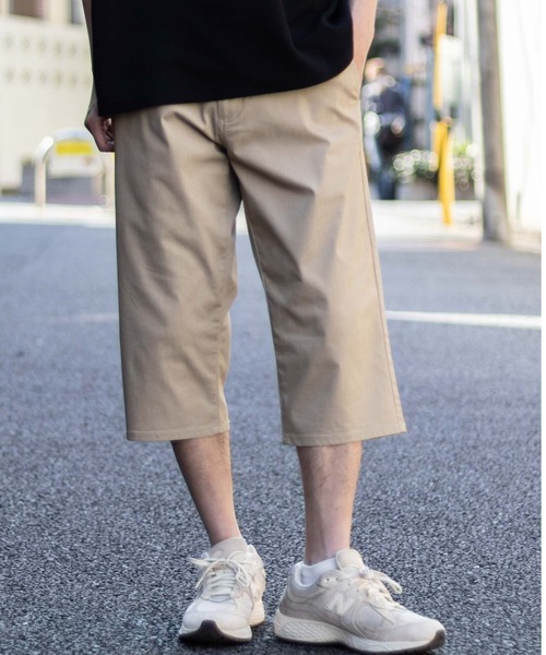 NAVY(ネイビー)の「NAVY SARARI 裏メッシュドビークロップドパンツ(その他パンツ・メンズ・ブラック/カーキ/ライトベージュ/ネイビー系・S/M/L/XL)」の4枚目の写真