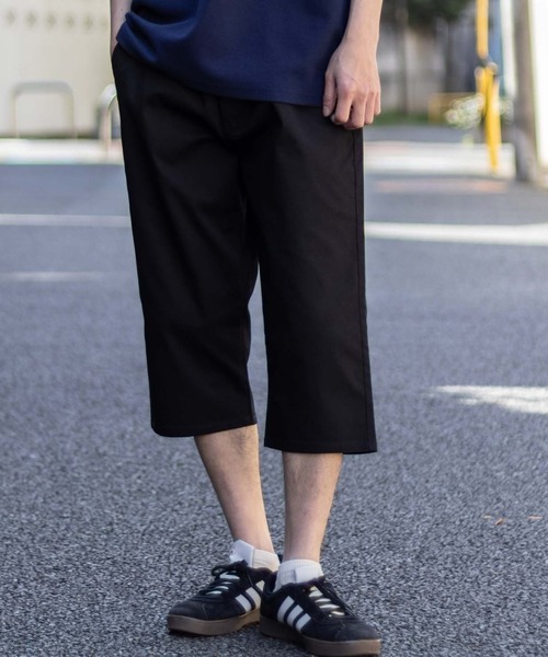 NAVY(ネイビー)の「NAVY SARARI 裏メッシュドビークロップドパンツ(その他パンツ・メンズ・ブラック/カーキ/ライトベージュ/ネイビー系・S/M/L/XL)」の3枚目の写真