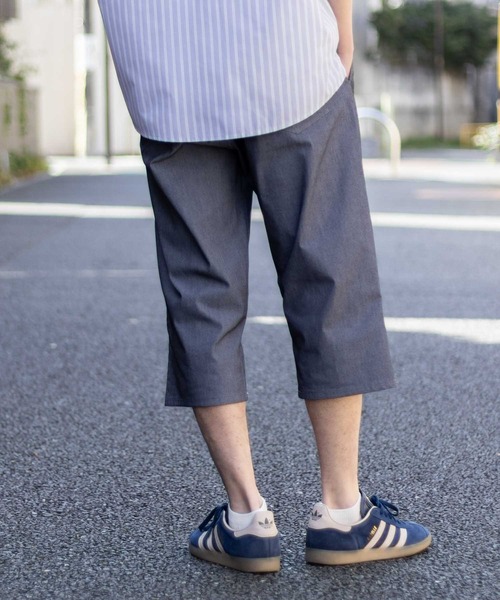 NAVY(ネイビー)の「NAVY SARARI 裏メッシュドビークロップドパンツ(その他パンツ・メンズ・ブラック/カーキ/ライトベージュ/ネイビー系・S/M/L/XL)」の8枚目の写真