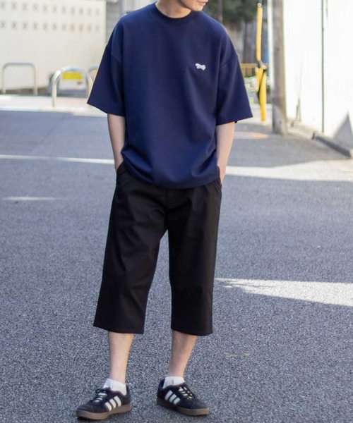 NAVY(ネイビー)の「NAVY SARARI 裏メッシュドビークロップドパンツ(その他パンツ・メンズ・ブラック/カーキ/ライトベージュ/ネイビー系・S/M/L/XL)」の9枚目の写真