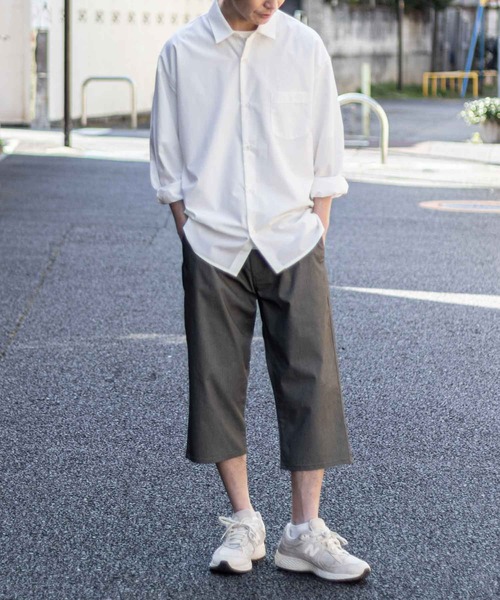 NAVY(ネイビー)の「NAVY SARARI 裏メッシュドビークロップドパンツ(その他パンツ・メンズ・ブラック/カーキ/ライトベージュ/ネイビー系・S/M/L/XL)」の17枚目の写真