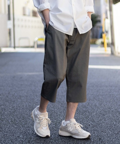 NAVY(ネイビー)の「NAVY SARARI 裏メッシュドビークロップドパンツ(その他パンツ・メンズ・ブラック/カーキ/ライトベージュ/ネイビー系・S/M/L/XL)」の18枚目の写真