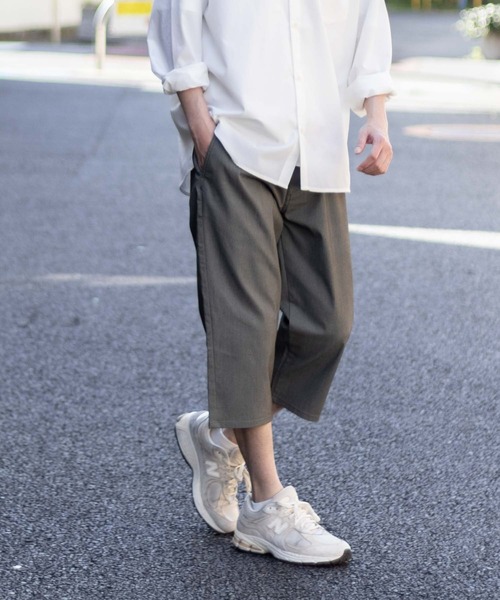 NAVY(ネイビー)の「NAVY SARARI 裏メッシュドビークロップドパンツ(その他パンツ・メンズ・ブラック/カーキ/ライトベージュ/ネイビー系・S/M/L/XL)」の19枚目の写真