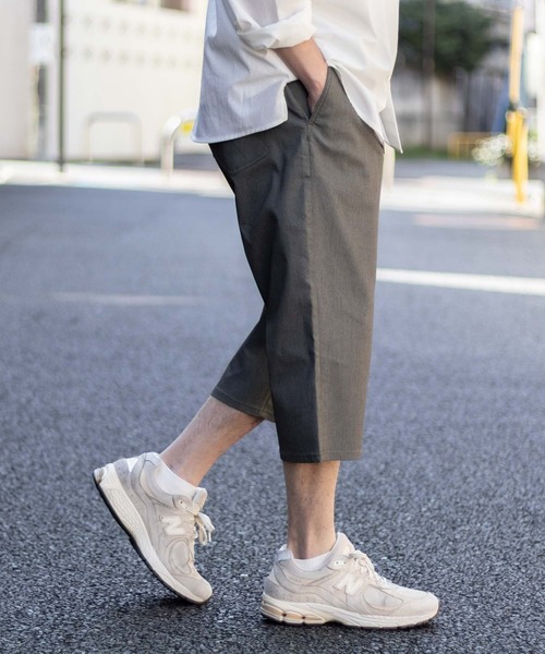 NAVY(ネイビー)の「NAVY SARARI 裏メッシュドビークロップドパンツ(その他パンツ・メンズ・ブラック/カーキ/ライトベージュ/ネイビー系・S/M/L/XL)」の20枚目の写真