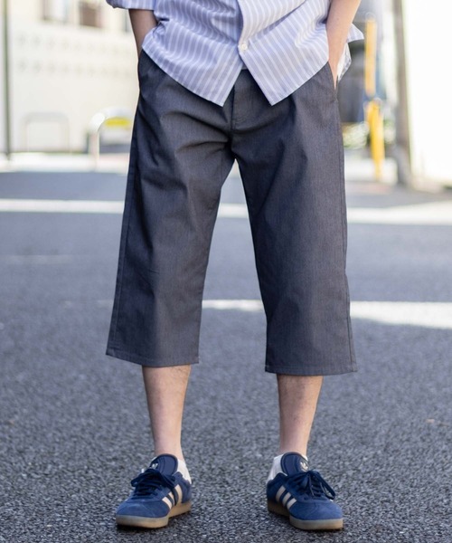 NAVY(ネイビー)の「NAVY SARARI 裏メッシュドビークロップドパンツ(その他パンツ・メンズ・ブラック/カーキ/ライトベージュ/ネイビー系・S/M/L/XL)」の6枚目の写真